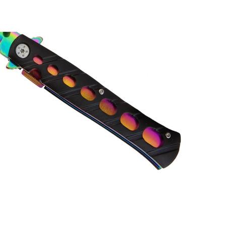 Nóż Sprężynowy BSH N-067A Tęczowy