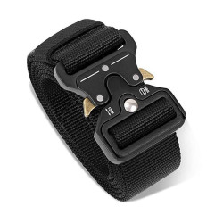 Pas Wojskowy Czarny PW-009B 2