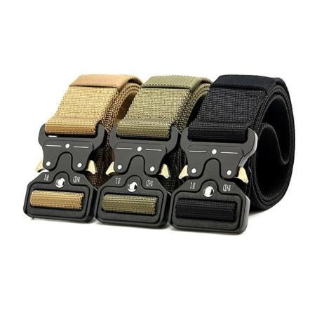 Pas Wojskowy Czarny PW-009B