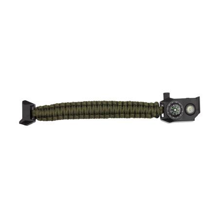 Bransoletka Survivalowa 9w1 Paracord Krzesiwo Kompas Latarka BR-004 Bransoletka Survivalowa 9w1 Paracord Krzesiwo Kompas Latarka BR-004