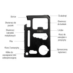 Multitool - Karta Przeżycia BSH ADVENTURE MT-025 2