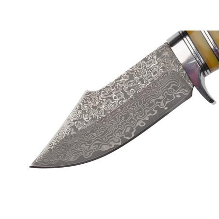 Nóż myśliwski ze stali damasceńskiej BSH N-959 Nóż myśliwski ze stali damasceńskiej BSH N-959