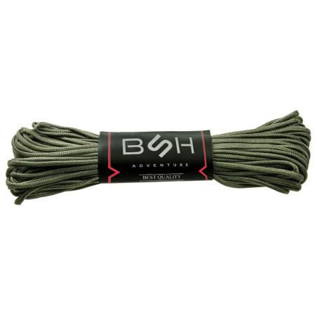 Linka Paracord Premium Strength BSH ADVENTURE BR-006A Zielona Linka Paracord Premium Strength BSH ADVENTURE BR-006A Zielona