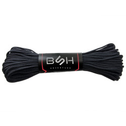 Linka Paracord Premium Strength BSH ADVENTURE BR-006B Czarna 2