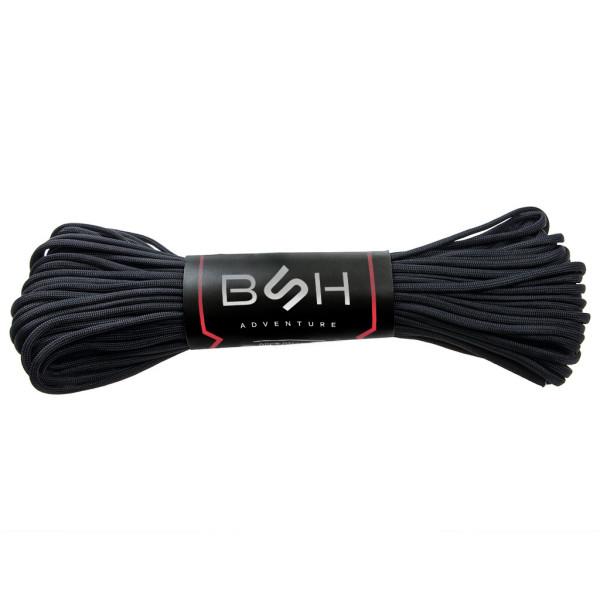 Linka Paracord Premium Strength BSH ADVENTURE BR-006B Czarna