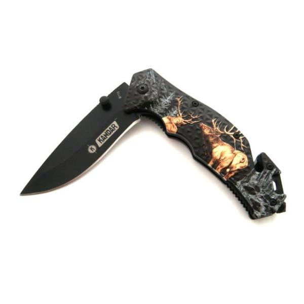 Nóż Ratowniczy Kandar N-353C Sprężynowy