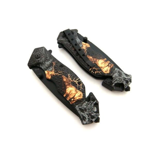 Nóż Ratowniczy Kandar N-353C Sprężynowy