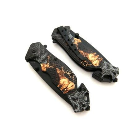 Nóż Ratowniczy Kandar N-353C Sprężynowy