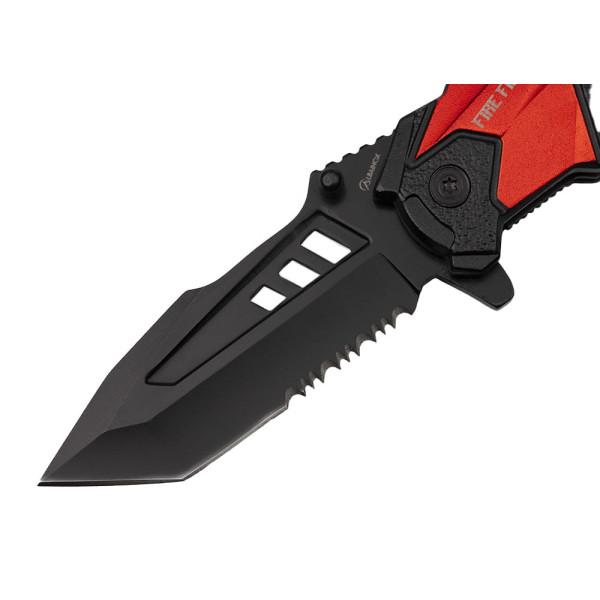 Nóż Ratowniczy ALBAINOX N-384G 18123-A Sprężynowy