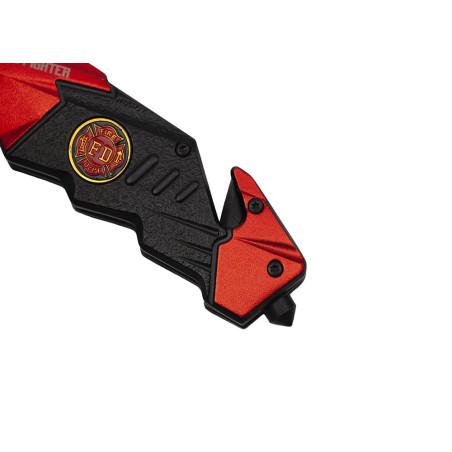 Nóż Ratowniczy ALBAINOX N-384G 18123-A Sprężynowy