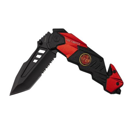 Nóż Ratowniczy ALBAINOX N-384G 18123-A Sprężynowy