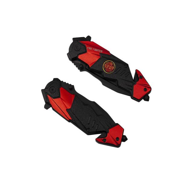 Nóż Ratowniczy ALBAINOX N-384G 18123-A Sprężynowy