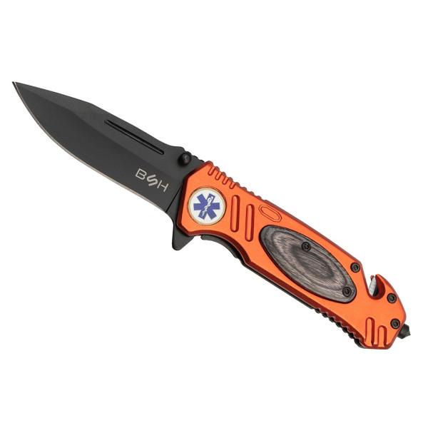 Nóż Ratowniczy BSH ADVENTURE N-380 Sprężynowy Nóż Ratowniczy BSH ADVENTURE N-380 Sprężynowy