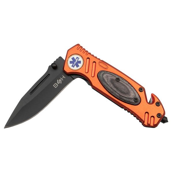 Nóż Ratowniczy BSH ADVENTURE N-380 Sprężynowy Nóż Ratowniczy BSH ADVENTURE N-380 Sprężynowy