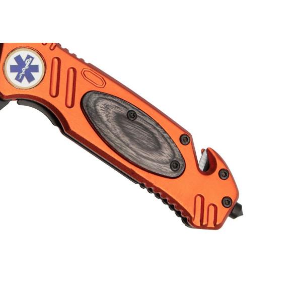 Nóż Ratowniczy BSH ADVENTURE N-380 Sprężynowy Nóż Ratowniczy BSH ADVENTURE N-380 Sprężynowy