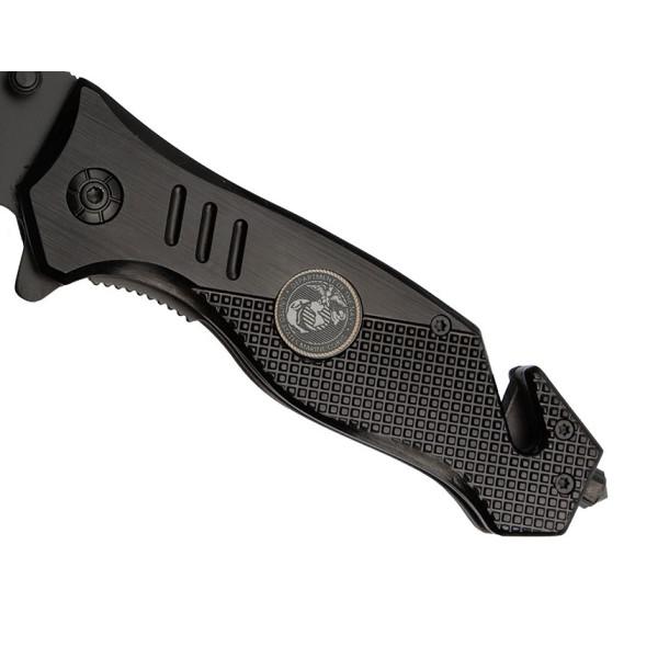 Nóż Ratowniczy BSH ADVENTURE N-386A Sprężynowy