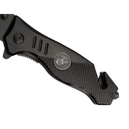 Nóż Ratowniczy BSH ADVENTURE N-386A Sprężynowy