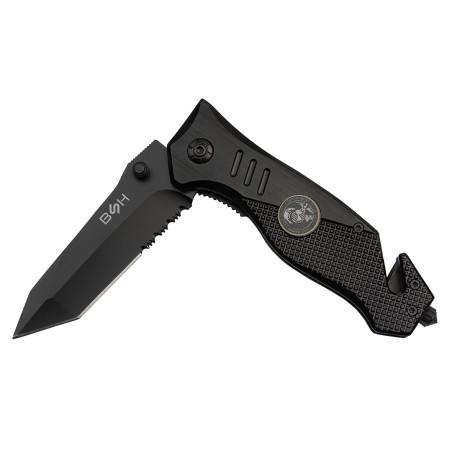 Nóż Ratowniczy BSH ADVENTURE N-386A Sprężynowy