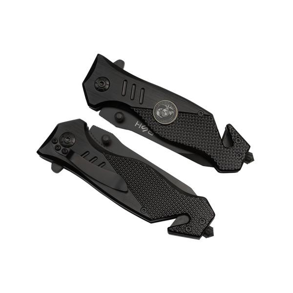 Nóż Ratowniczy BSH ADVENTURE N-386A Sprężynowy