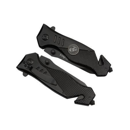 Nóż Ratowniczy BSH ADVENTURE N-386A Sprężynowy