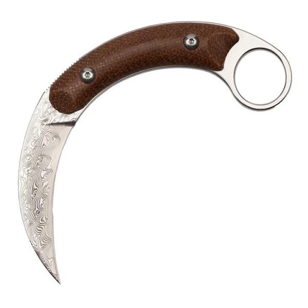 Nóż Karambit ze stali damasceńskiej BSH N-955 Nóż Karambit ze stali damasceńskiej BSH N-955