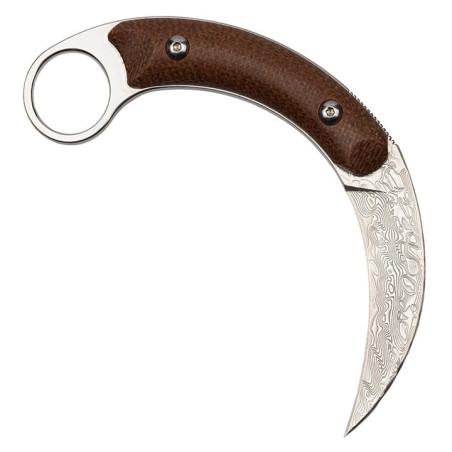 Nóż Karambit ze stali damasceńskiej BSH N-955 Nóż Karambit ze stali damasceńskiej BSH N-955