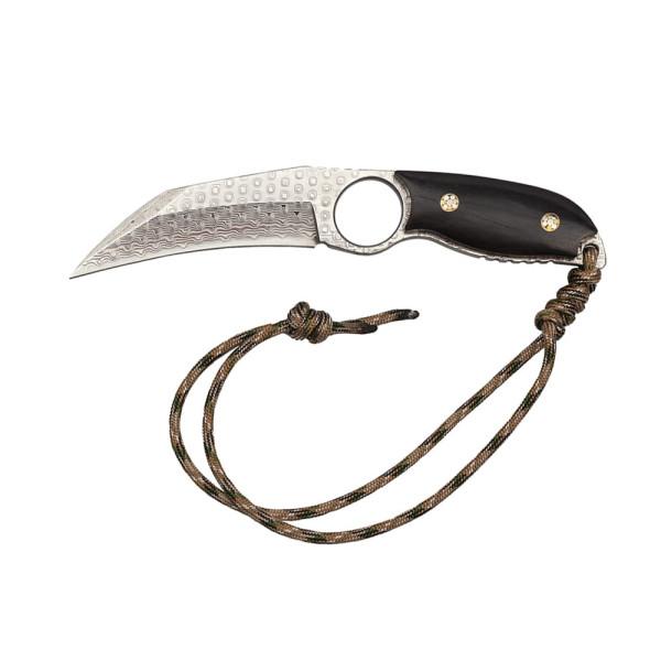 Nóż myśliwski ze stali damasceńskiej BSH N-956 Nóż myśliwski ze stali damasceńskiej BSH N-956