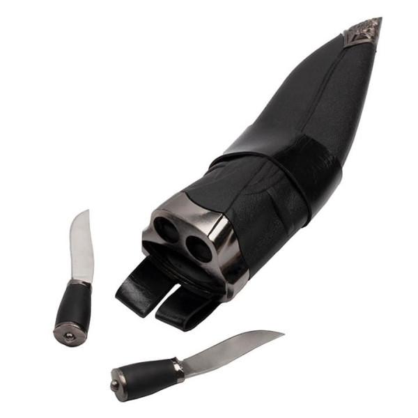 Nóż Myśliwski Kukri + 2 Nożyki BSH N-617 Nóż Myśliwski Kukri + 2 Nożyki BSH N-617