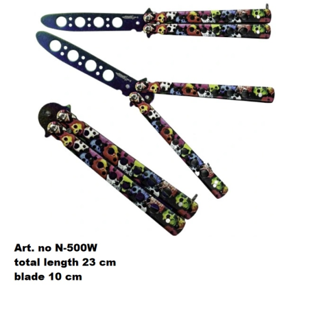 Nóż Motylek Treningowy N-500W
