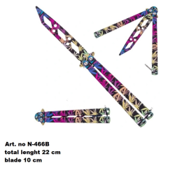 Nóż Motylek Treningowy N-466B