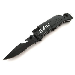 Nóż Ratowniczy BSH ADNVENTURE 3w1 N-061Z Latarka Krzesiwo