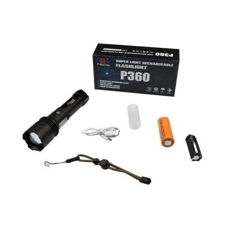 Latarka X-BALOG Z Bocznym Światłem BL-W406-P360 L-115 Latarka X-BALOG Z Bocznym Światłem BL-W406-P360 L-115