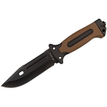 Nóż taktyczny HASTAA 10-HS-251 + krzesiwo i ostrzałka