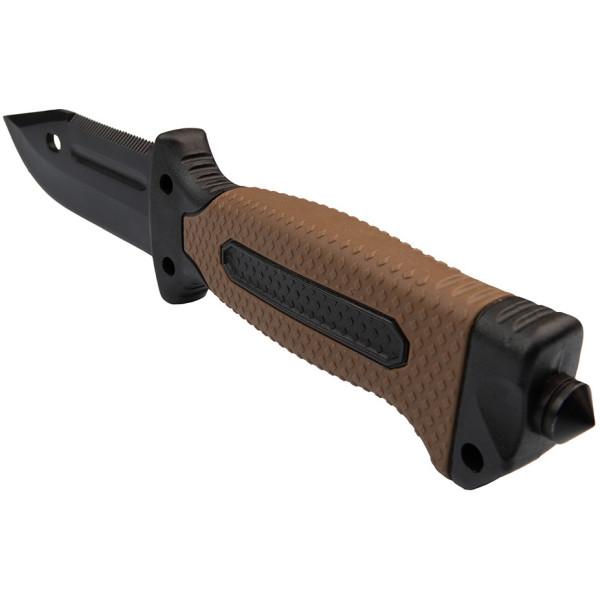 Nóż taktyczny HASTAA 10-HS-251 + krzesiwo i ostrzałka