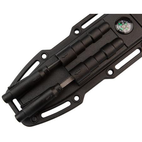 Nóż taktyczny HASTAA 10-HS-251 + krzesiwo i ostrzałka