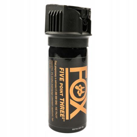 Gaz Pieprzowy FOX LABS 5.3² 4%OC Five point Three² 43ml Stożek Mgły G-082 Gaz Pieprzowy FOX LABS 5.3² 4%OC Five point Three² 43ml Stożek Mgły G-082