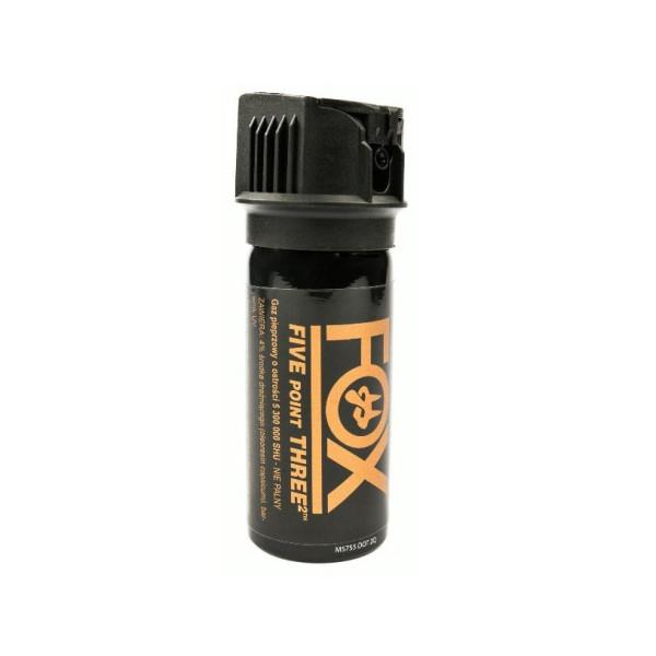 Gaz Pieprzowy FOX LABS 5.3² 4%OC Five point Three² 43ml Stożek Mgły G-082 Gaz Pieprzowy FOX LABS 5.3² 4%OC Five point Three² 43ml Stożek Mgły G-082