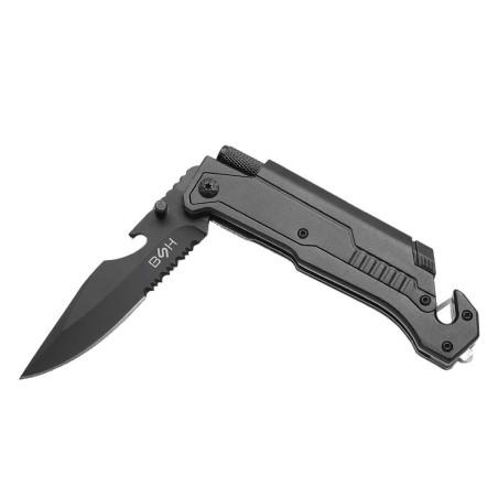 Nóż Ratowniczy BSH ADVENTURE 3w1 N-061Z Latarka Krzesiwo Nóż Ratowniczy BSH ADVENTURE 3w1 N-061Z Latarka Krzesiwo