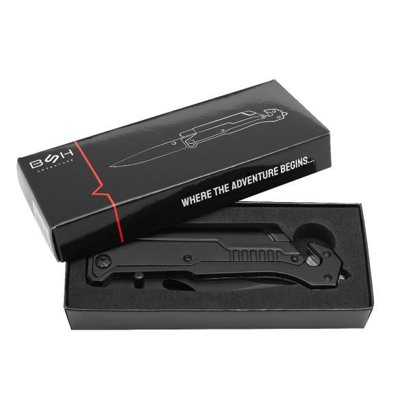 Nóż Ratowniczy BSH ADVENTURE 3w1 N-061Z Latarka Krzesiwo Nóż Ratowniczy BSH ADVENTURE 3w1 N-061Z Latarka Krzesiwo