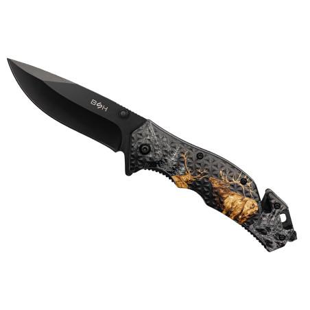 Nóż Ratowniczy BSH N-353C Sprężynowy