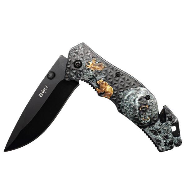 Nóż Ratowniczy BSH N-353E Sprężynowy Nóż Ratowniczy BSH N-353E Sprężynowy