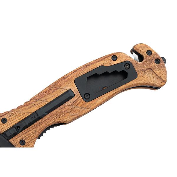 Nóż Ratowniczy BSH ADVENTURE N-501B 6w1 Krzesiwo Klucze Gwizdek Nóż Ratowniczy BSH ADVENTURE N-501B 6w1 Krzesiwo Klucze Gwizdek