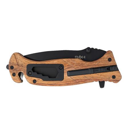 Nóż Ratowniczy BSH ADVENTURE N-501B 6w1 Krzesiwo Klucze Gwizdek Nóż Ratowniczy BSH ADVENTURE N-501B 6w1 Krzesiwo Klucze Gwizdek