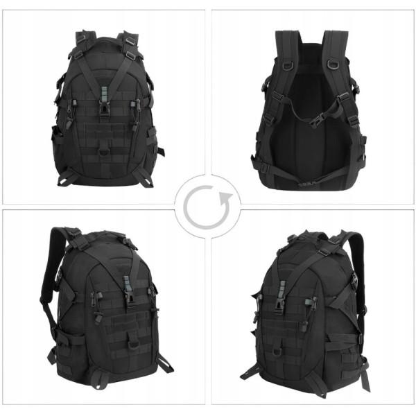 Plecak Wojskowy BSH ADVENTURE PL-005A Black