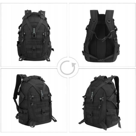 Plecak Wojskowy BSH ADVENTURE PL-005A Black
