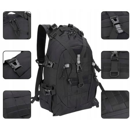 Plecak Wojskowy BSH ADVENTURE PL-005A Black