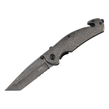 Nóż Ratowniczy BSH ADVENTURE N-392A Sprężynowy