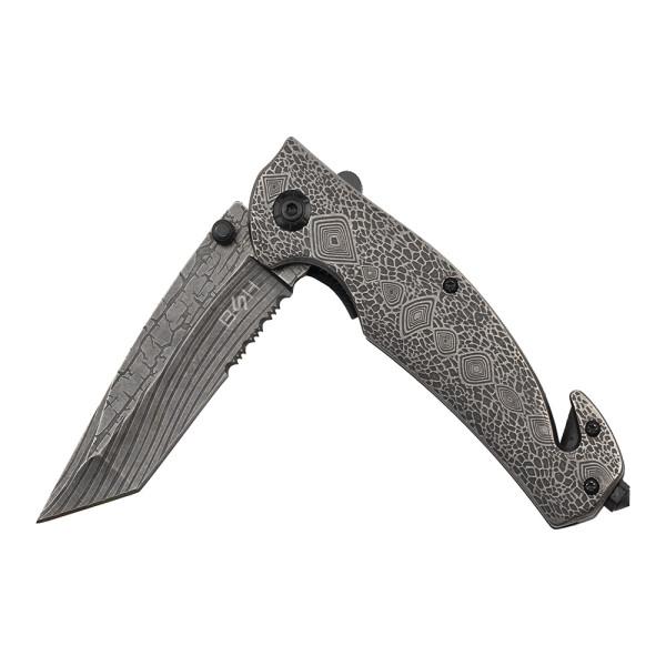 Nóż Ratowniczy BSH ADVENTURE N-392A Sprężynowy