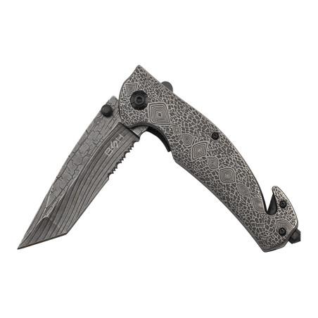 Nóż Ratowniczy BSH ADVENTURE N-392A Sprężynowy