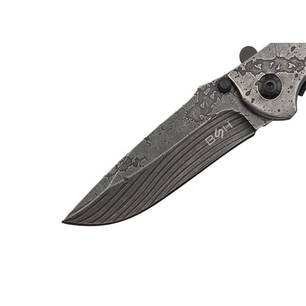 Nóż Ratowniczy BSH ADVENTURE N-392B Sprężynowy